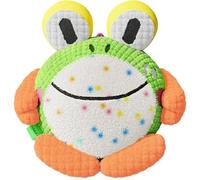 Otbushit Jouets interactifs pour Chiens, Peluche Grenouille Mobile avec Sons de mouvements aléatoires pour Petits Chiens, Jouet Lavable activé par Le Mouvement, Jeu d'intérieur pour Animaux de compa