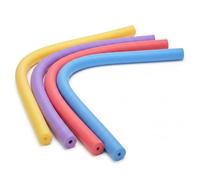 Otbushit Jumbo Pool Noodles Lot de 4 flotteurs de Natation en Mousse 149, 9 cm Creux flottants pour Les Jeux d'eau, la Gymnastique et Les Jeux avec Les Yeux bandés (Rouge, Jaune, Violet, Bleu)