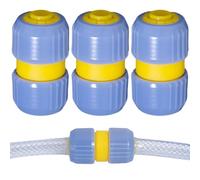 Otbushit Kit de réparation de tuyaux d'arrosage, 1/2, 3 pièces, étanche et résistant à la Pression, Facile à Utiliser pour la Maison et l'extérieur, Fournitures Jardin