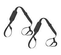 Otbushit Lot de 2 Sangles de Chaise Plage - Porte-Chaise réglable avec Large Coussin Confort, bandoulière pour chaises Camping Pliantes, équipement Plage, Tapis Yoga