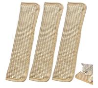 Otbushit Lot de 3 Jouets à Herbe à Chat interactifs en sisal pour Chat, Jouets de Dentition résistants aux morsures pour soulager l'anxiété, 33 cm