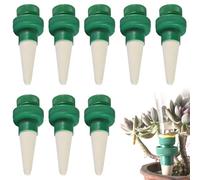 Otbushit Lot de 8 Inserts de jardinière à arrosage Automatique, arroseur Automatique pour Plantes avec Pointes d'égouttement à libération Lente, système d'arrosage pour Plantes 'intérieur et 'exté