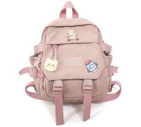 Otbushit Mini sacs à dos mignons en nylon imperméable, sac à dos Kawaii 10, 6 x 9 x 3 pouces avec pendentif pour l'école, la salle de sport, la bibliothèque, les voyages, la randonnée, les fêtes, le