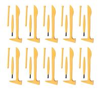 Otbushit Outils de creusement pour Enfants, 10 Ensembles de kit paléontologue pour Enfants - avec Marteau, Burin et Brosse, Accessoires fouille fossiles pour Les 3 Ans et Plus