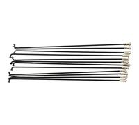 Otbushit Rayons de Roue de vélo antirouille en Acier Inoxydable 5.1, 12 pièces, 304 Pouces, avec Capuchon en cuivre, Accessoires EBike