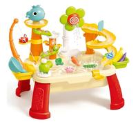 Otbushit Table à Eau pour Tout-Petits, évier de Jeu électrique à Circulation avec Eau Courante et Multi-fonctionnalités, Table Amusante pour Les Tout-Petits de 1 3 Ans, Rouge