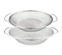 Otbushit Tamis de Sol à Compost de 12 Pouces, 2 pièces, pour Le Jardinage avec poignée, Tamis 0.3cm 6mm pour sciure Gravier, lombricompost