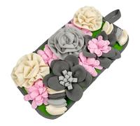 Otbushit Tapis à renifler en Forme de Fleurs pour Petits Animaux de Compagnie - Tapis Recherche Nourriture avec Fond antidérapant, Jouet d'alimentation interactif pour Lapins, cochons d'Inde