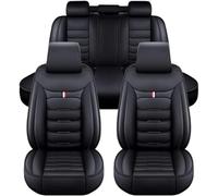 OTCPP Housses de Siège de Voiture pour Benz GLC Coupé 2020-2025, Cuir Housses de siège Auto, Ensemble de Housses Siège Auto, Avant et Arrière Protection Couvre Sieges,C Black