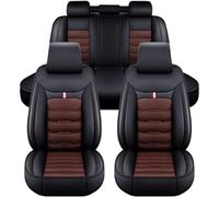 OTCPP Housses de Siège de Voiture pour BMW X5 E53 2004 2005 2006, Cuir Housse Siege Voiture Housses Siège Couvre Sieges Avant et Arrière Protection Accessoire,C Black+Coffee