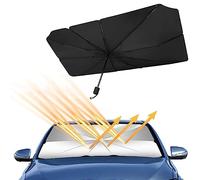 OTCPP Pare Soleil Voiture Pare Brise Avant Parapluie pour VW Up, Parapluie Pare-Soleil de Voiture Pliable Protection UV et Isolation Thermique,140 * 79cm
