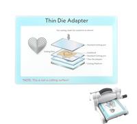 OTCRAFT Adaptateur de matrice fin pour machine de découpe ; adaptateur standard en plastique PC pour gaufrettes minces augmente la capacité de coupe, adaptateur de plaque de découpe pour scrapbooking,