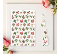 OTCRAFT Lot de 10 feuilles de papier de transfert pour argile polymère, 15 x 9 cm, papier de transfert en argile polymère pour la fabrication de bijoux et de boucles d'oreilles