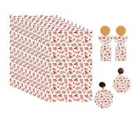 OTCRAFT Lot de 10 feuilles de transfert pour argile polymère, 15 x 9 cm, feuilles de transfert en argile polymère, papier de transfert pour la fabrication de bijoux et de boucles d'oreilles