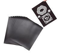 OTCRAFT Lot de 10 Feuilles magnétiques Souples en Caoutchouc pour Matrices de découpe en métal, Rangement de Matrices de découpe,Tapis de Placement Flexible 17,8 x 12,7 cm