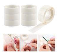 OTCRAFT Lot de 2 100 mini pastilles adhésives transparentes amovibles double face pour ballons, décoration de mariage ou loisirs créatifs 3 mm