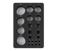 OTCRAFT Lot de 2 moules à fleurs pour scrapbooking, création de fleurs dimensionnelles pour aider les bourgeons et les étamines à sécher et à maintenir leur forme. De nombreuses tailles fournies dans