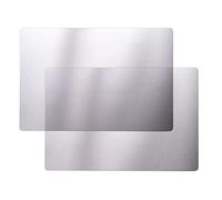 OTCRAFT Lot de 2 plaques d'adaptation universelles en acier inoxydable de 15,2 x 21,6 cm pour découpe, outil de cuisine