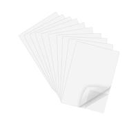 OTCRAFT Lot de 20 feuilles de ruban adhésif double face transparent pour scrapbooking, bricolage, artisanat, décoration d'intérieur et autres projets d'artisanat (15,2 x 21,6 cm)