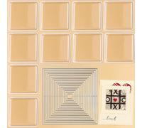 OTCRAFT Lot de 27 pièces/ensemble 10 pièces 3D dômes shaker dimensionnels avec 17 pièces/ensemble matrices carrées en métal pour la fabrication de cartes, dômes en plastique transparent dimensionnels