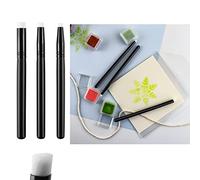 OTCRAFT Lot de 3 mini pinceaux de mélange de peintures à l'encre - Outils de mélange lisses pour peinture à l'encre - Petits pinceaux à main pour bricolage, scrapbooking, fabrication de cartes en