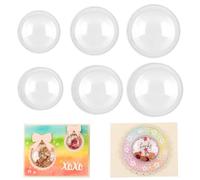 OTCRAFT Lot de 30 dômes 3D dimensionnels pour ajouter des dimensions à des cartes shaker, couvertures de fenêtre pour la fabrication de cartes shaker, les travaux manuels, le scrapbooking (3 tailles)