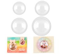 OTCRAFT Lot de 40 dômes de 4 tailles 3D pour ajouter des dimensions à des cartes shaker, couvertures de fenêtre pour la fabrication de cartes shaker, les travaux manuels, le scrapbooking