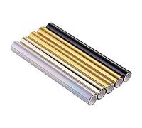 OTCRAFT - Lot de 5 rouleaux de papier d'aluminium brillant à chaud pour imprimante laser et plastifieuse - Multicolore - 19 cm x 5 m
