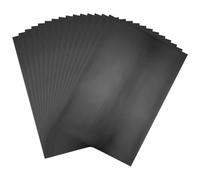 OTCRAFT Lot de 50 feuilles de papier d'aluminium réactif au toner pour imprimante laser et plastifieuse, pour scrapbooking et loisirs créatifs, 20 x 29 cm (noir)