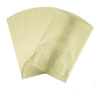 OTCRAFT Lot de 50 feuilles de papier d'aluminium réactif au toner pour imprimante laser et plastifieuse, pour scrapbooking, loisirs créatifs, 20 x 29 cm (or clair)