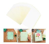 OTCRAFT Lot de 60 bandes de masquage en papier adhésif pour bandes de masquage prédécoupées ; adhésif délicat réutilisable pour un masquage facile pour la peinture, le bricolage, les arts, les travaux