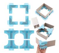 OTCRAFT Lot de 8 outils de maintien d'angle de cartonnage (3 mm, 2 mm, 1,5 mm, 1 mm) de large, pour couvertures de livres, boîtes en panneaux d'aggloméré, dioramas