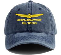 OTDFUTU Baseball Cap Hiphop Chapeau de Soleil Goldwing GL1800 Casquette de Baseball en détresse Chapeaux Casquette Hommes rétro en Plein air été réglable Chapeau Snapback Cadeaux d'anniversaire