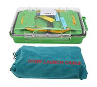 OTDR Initialization Cable | Single Mode Fiber Optic Test Extension Cord | SC Angled to SC Flat Connector | 9/125 Fiber, 0.5dB / km Loss | Portable Storage Box (2000M)