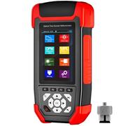 OTDR Testeur Fibre Optique SM 1310/1550nm 24dB/22dB Multi-Fonction OPM/OLS/RJ45 Test/Map Événements/VFL 10m-60km Compatible SC, FC, ST, APC
