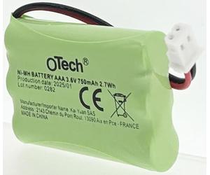 Otech Batterie Electrostimulation pour SLENDERTONE System Mini