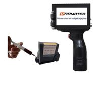 OTENC Logo d'encre de Recharge de 13.5mm QR Numéro de série Code Masque Portable Imprimante en Ligne Imprimante à Jet Thermique à la Main(English printer1 Ink)