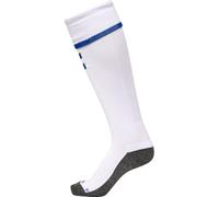 Oterra A/S Chaussettes de Football Hmlcore, Blanc/Bleu, 35-38 Mixte Enfant