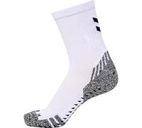 Oterra A/S Hmlpro Chaussettes antidérapantes d'entraînement, Blanc/Noir, 39-42 Mixte