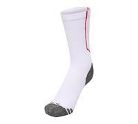 Oterra A/S Hmlpro Chaussettes d'entraînement Basses, Blanc/Rouge, 39-42 Mixte