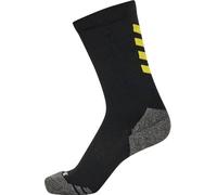 Oterra A/S Hmlpro Chaussettes d'entraînement Basses, Noir/Jaune, 43-46 Mixte