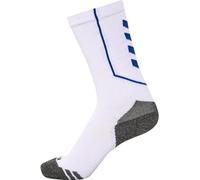 Oterra A/S Hmlpro Chaussettes d'entraînement Basses, Blanc/Bleu, 43-46 Mixte