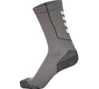 Oterra A/S Hmlpro Chaussettes d'entraînement Basses, Gris Acier/Blanc, 47-50 Mixte