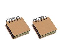 Otes autocollantes Bloc-notes adhésifs 85 x 80 mm avec onglets colorés(2pcs)