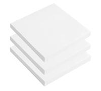 Otes autocollantes Bloc-notes en papier kraft, 80 feuilles/pièce, notes autocollantes, marque-pages, blocs-notes(White C-3PCS)