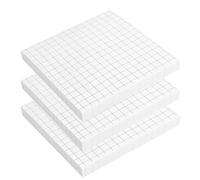 Otes autocollantes Bloc-notes en papier kraft, 80 feuilles/pièce, notes autocollantes, marque-pages, blocs-notes(White A-3PCS)