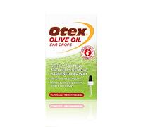 Otex - Gouttes d'oreilles à l'huile d'olive pour cérumen durci - Flacon avec compte-gouttes - 10 ml