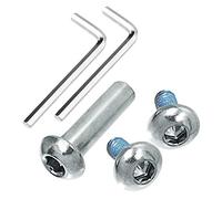 OTFAITP 24 mm - 120 mm M8 Screw for Replacement of Child Kick/Adult Scooter Wheelchair Folding Table and Chair Repair