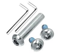 OTFAITP 24 mm - 120 mm M8 Screw for Replacement of Child Kick/Adult Scooter Wheelchair Folding Table and Chair Repair