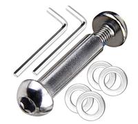 OTFAITP Boulon d'essieu avant et arrière de trottinette M8 8 mm x 28 mm-86 mm en acier au carbone grade 8.8 pour trottinette de cascade Dash adolescent/adulte - capacité de 800+ lb (363+ kg)